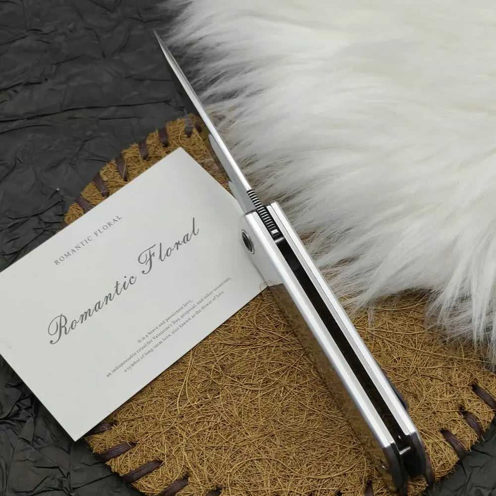 Trskt Tactical Folding Knife ,Cool Camping Knives ,Hunting Survival Tool Aluminum alloy Handle