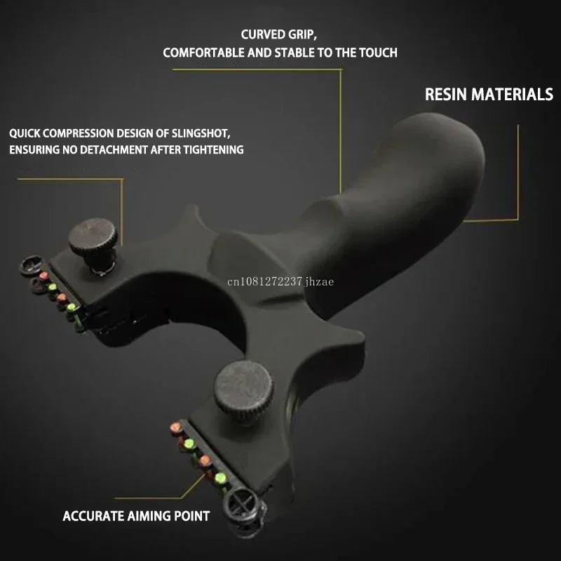 Precise Aiming Slingsshot Powerful Cross Firing Slingshot Tirachinas Super Potential Para Caza Catapult Hunting Accessories