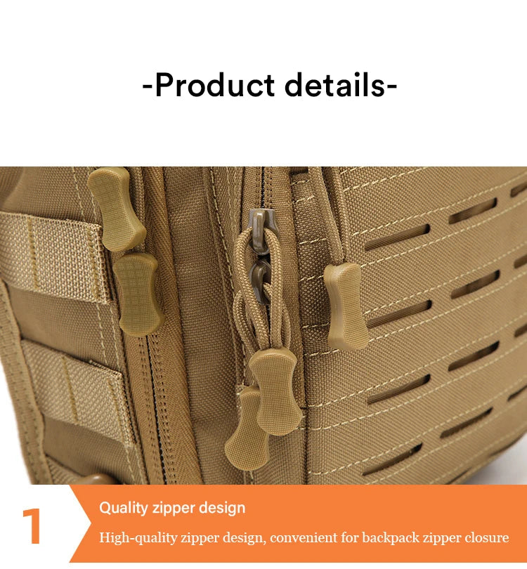 Military Tactical Backpack Shoulder Bag  Chest bag Men Outdoor Hiking Camping  Army Hunting Fishing Pack Sling Molle Usb bag bag