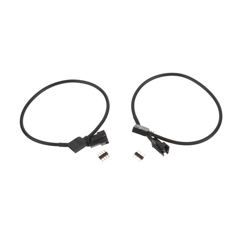 Motherboard RGB Adapter Conversion Cable 5V 3 Pin / 12V 4 Pin 30cm RGB Led Strip Light for PC Computer LED Light Strip Line