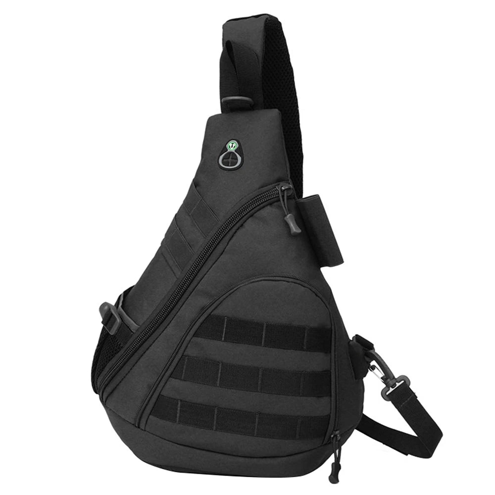 Tactical Chest Bag Outdoor Backpack Crossbody Sling Shoulder Bag Rucksack for Outdoor Hunting Camping Hiking