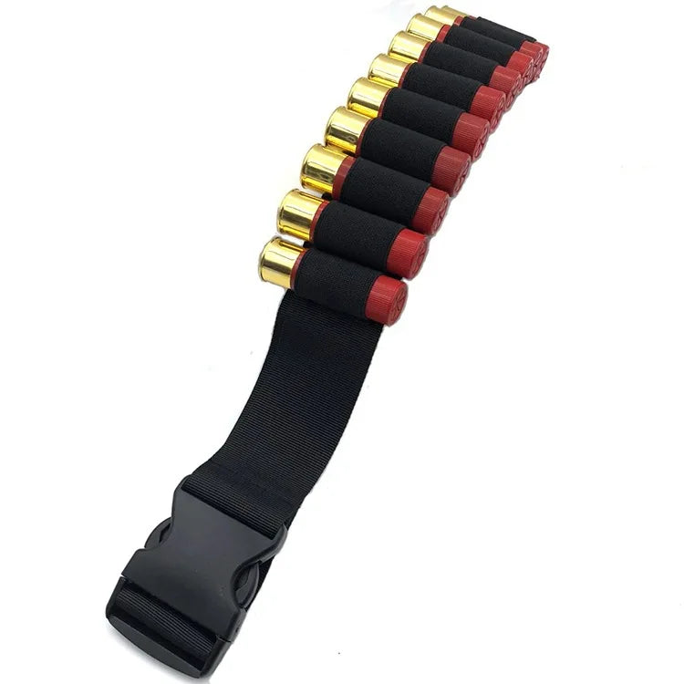 Tactical 27 Round Shotgun Bandolier Belt Adjustable 12 Gauge 12GA Shell Carrier Ammo Pouch Holder Waist Belt Hunting Accessories