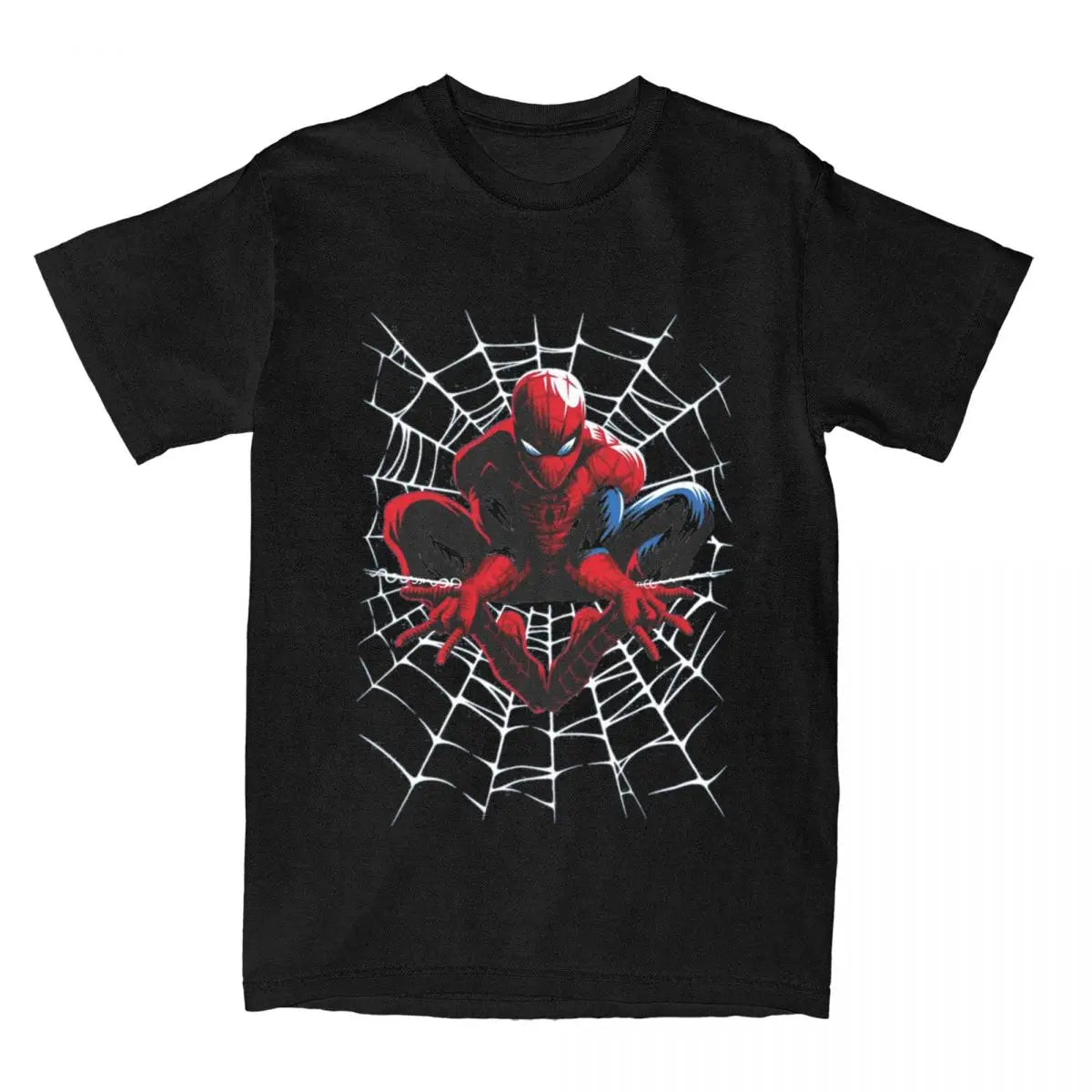 Men Women Superhero Spider Man Shirt Merch 100% Cotton T-shirt Clothing Novelty Tee Shirt Summer
