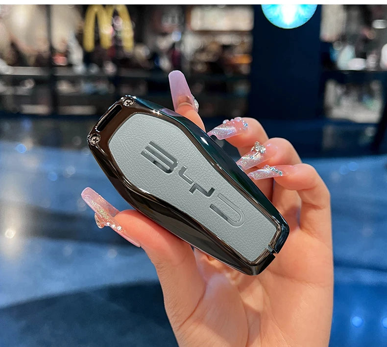 Car Accessories Key Case Holder Cover Buckle For BYD Atto 3 Han EV Dolphin Durable Second Song Pro Tang Dm QIn PLUS MAX Yuan