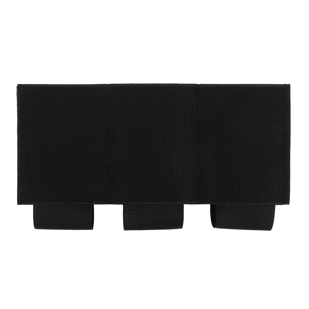 Tactical triple magazine pouch, shooting vest insertable magazine bag, 5.56 7.62 M4 M16 AK rifle mag pouch and magazine holder