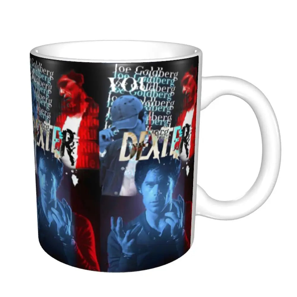 Customized Dexter Morgan Mugs DIY Movie Ceramic Milk Tea Coffee Cup