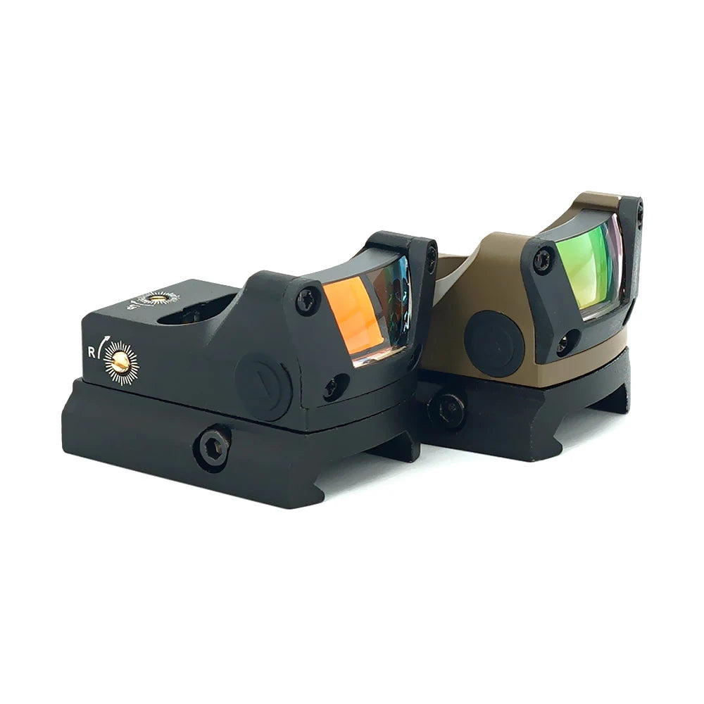 M1 Open 3MOA Green Or Red Dots Sight With Full Original Marking Tactical Airsoft Optics With 20mm Rail And universal mount