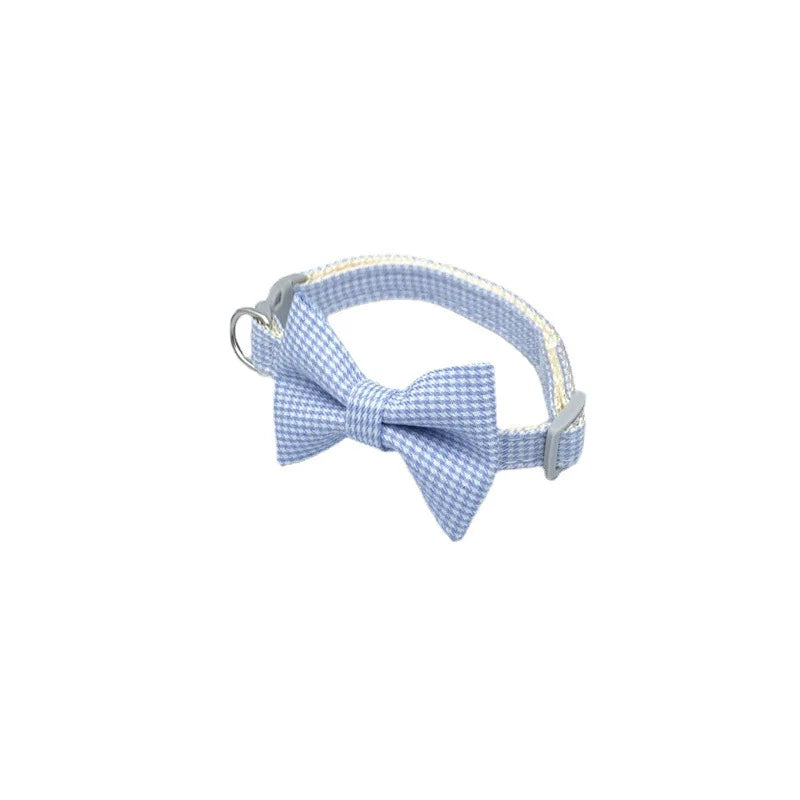 Pet Collar Adjustable Durable Cat Collars Cute Bow Kitten Necklace Soft Bell Puppy Lead Pet Product Cat Dog Accessories