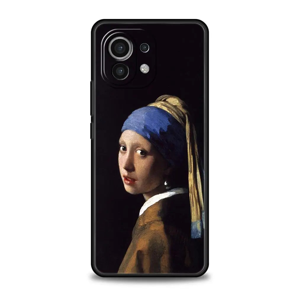 Mona Lisa Van gogh Oil Painting Art Case For Xiaomi 13 12 11 Lite 12T 11T 10T 9T Mi Poco X5 M4 M3 X4 X3 Pro F5 F4 F3 GT 5G Cover