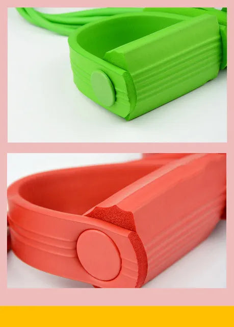 Fitness Gum 4 Tube Resistance Bands Latex Pedal Exerciser Sit-up Pull Rope Expander Elastic Bands Yoga equipment Pilates Workout