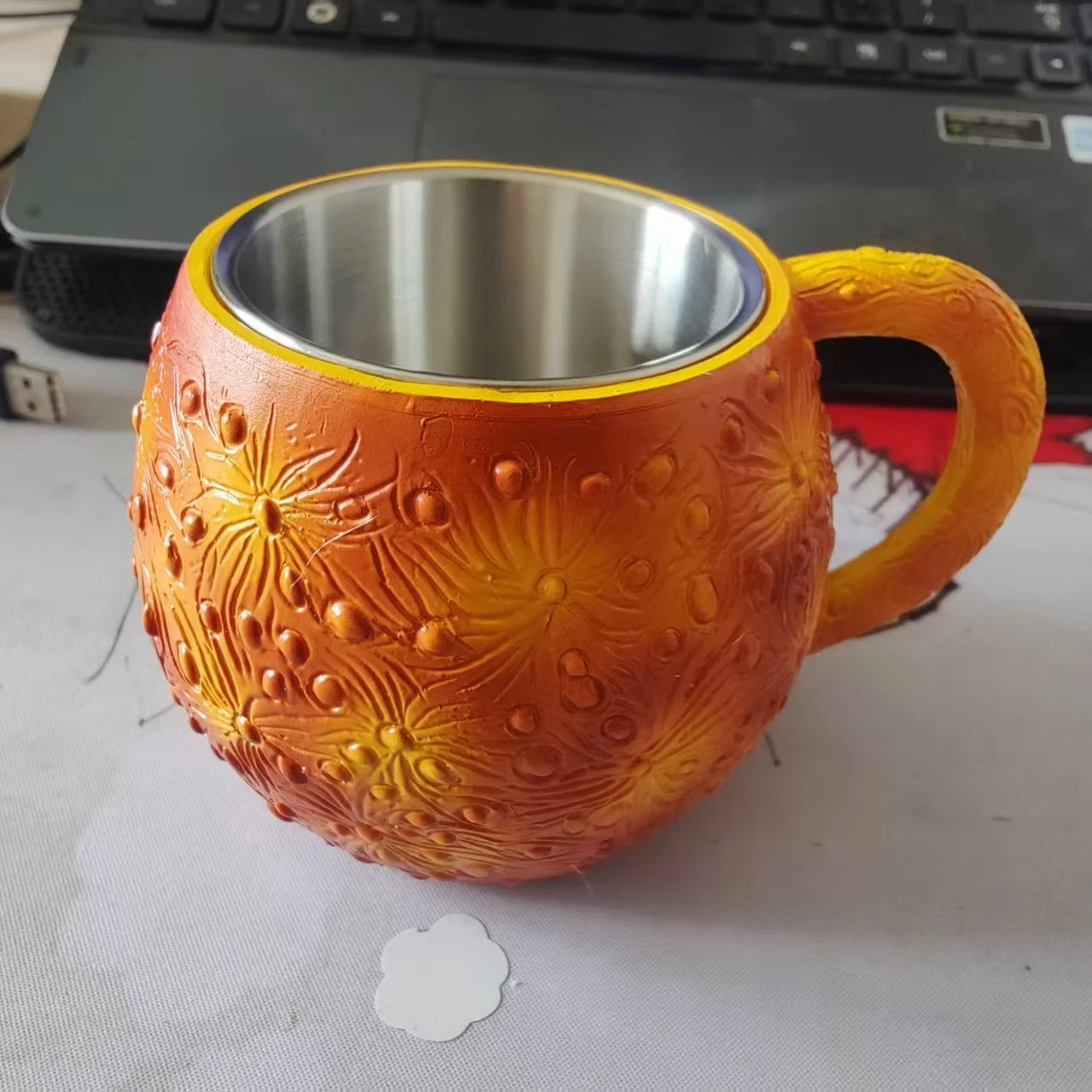 Planetary Mug Collection Cosmic Resin Cups Earth Moon Saturn Sun Shaped Coffee Mug Gift for Amateur Astronomer