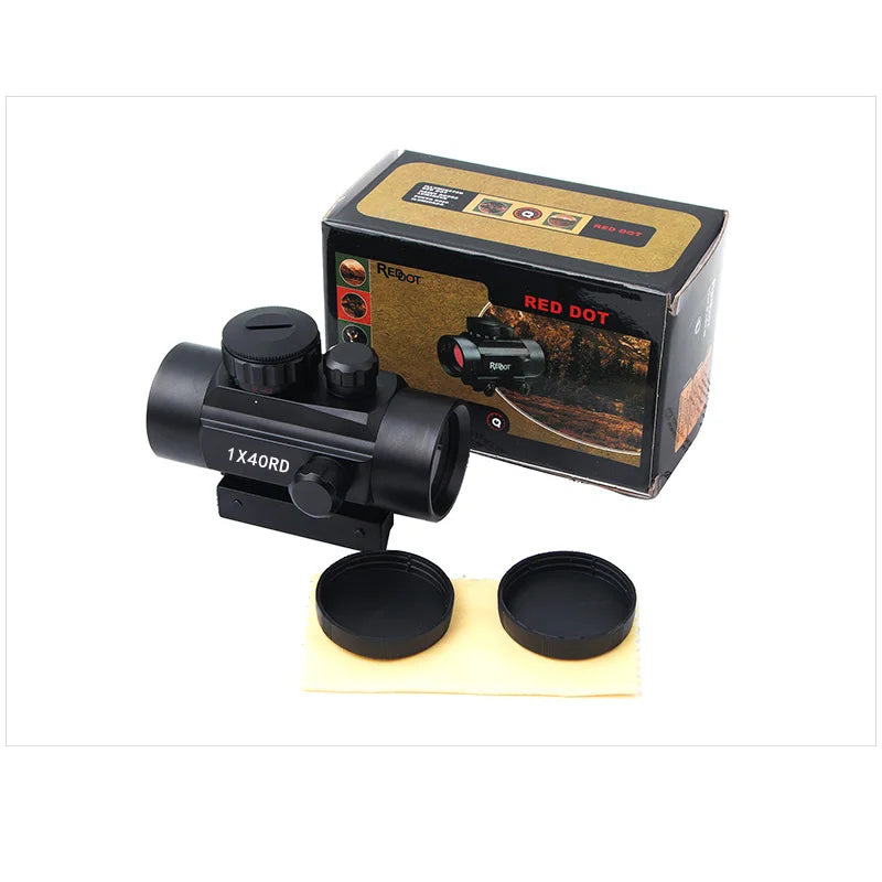 Tactical HD101 Red Dot Sight Series with Laser Combination Riflescope Optical Airsoft Adjustable Reflex 4 Reticle Scope Hunting