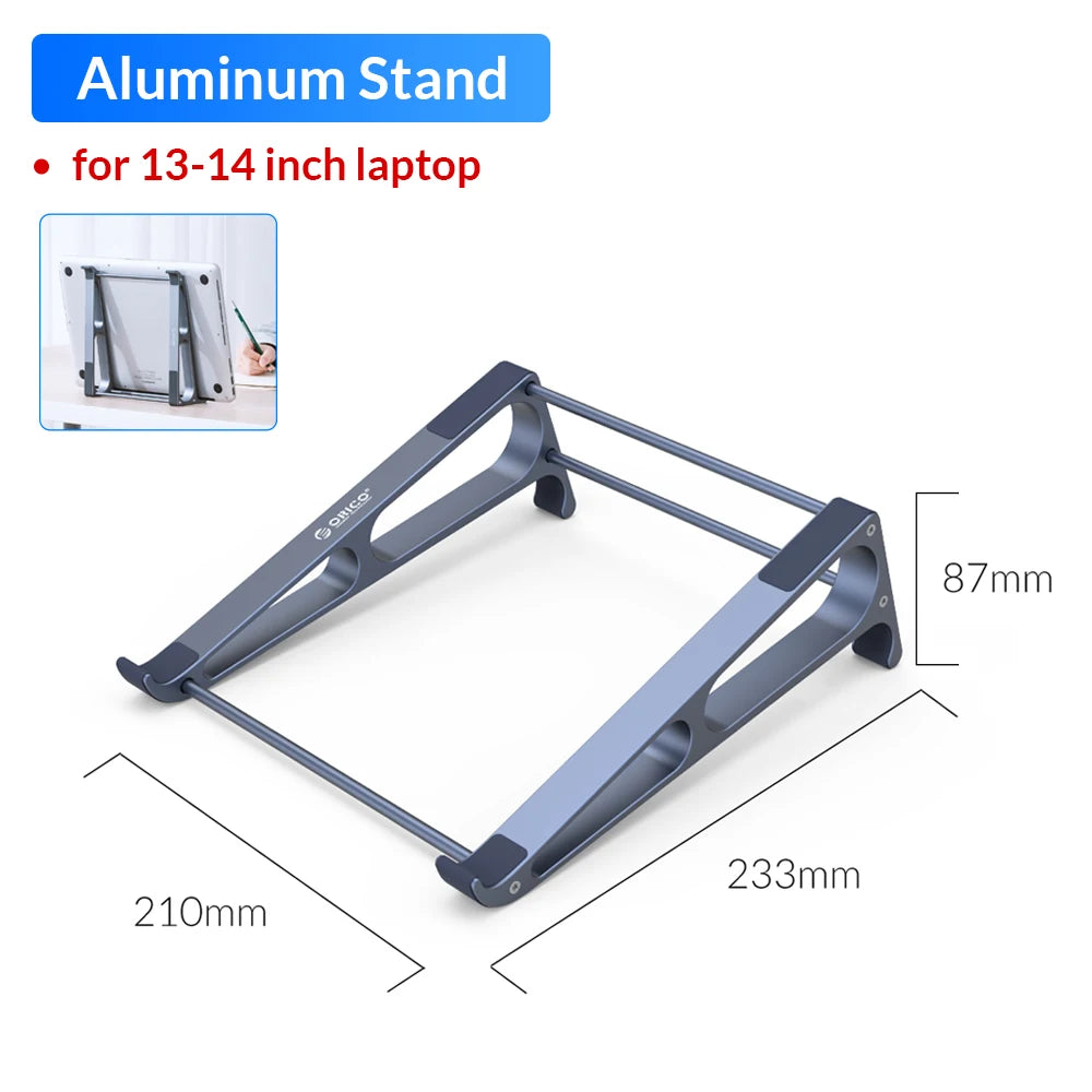 ORICO Laptop Stand Monitor Stand Portable Detachable Computer Stand Desktop Tablet Holder for 13-17.4 Inch Laptop Accessories