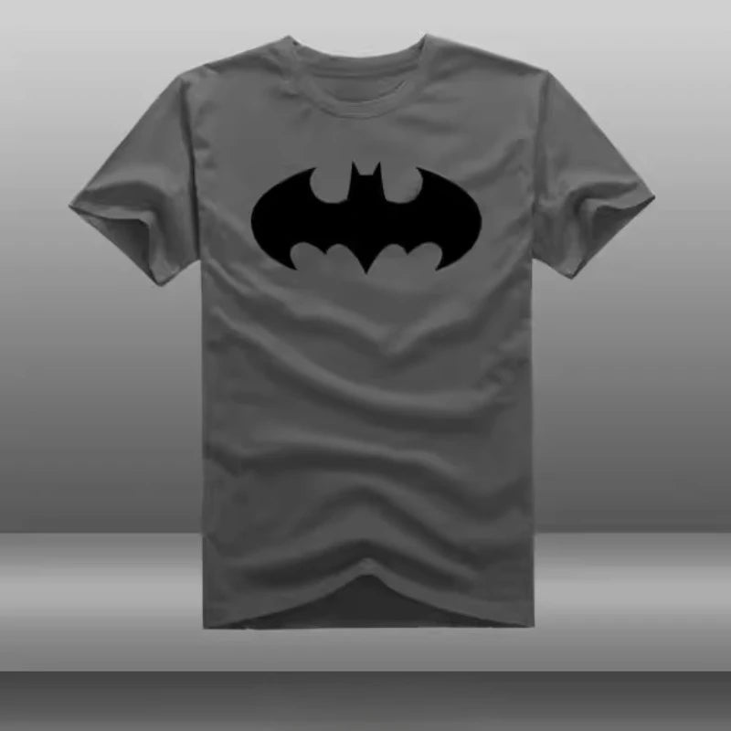 Beast Kingdom Batman Short Sleeve Creative High-value Movie Peripherals Cool Sweat Absorbent Breathable Men's Cotton T-Shirt