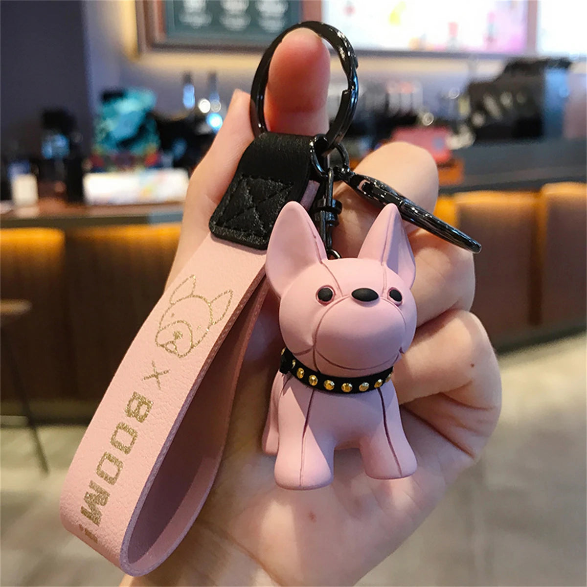 Anime GOODS Anime pvc keychain - Bulldog Cute Y2K Cartoon Pendant, suitable for bags and keys, perfect gift for fans