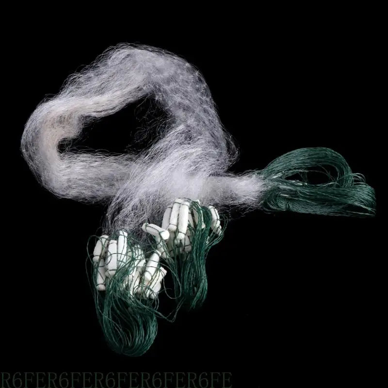 652F Fishing Net 8m Single Layer Monofilament Fishing Gill Net for w/ Floats Fishing Mesh Trap Net Netting Tackle Out