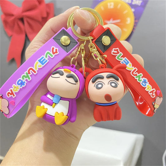 Fun Cute Cartoon characters Keychain Cute Doll Pendant Car Key Ring Ornaments Accessories Jewelry Gifts for Friends