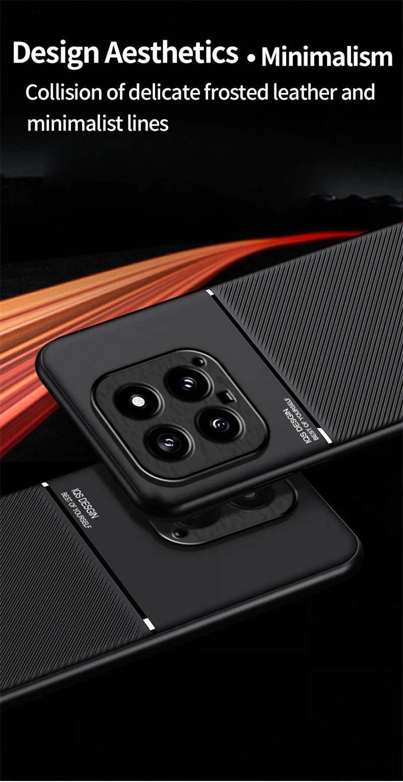 Rugged Non-Slip Case for Xiaomi 15T 14T 14 Ultra 13T Pro 13 Lite 12 12T 11T Cover With Car Magnetic Holder Coque Fundas Capa