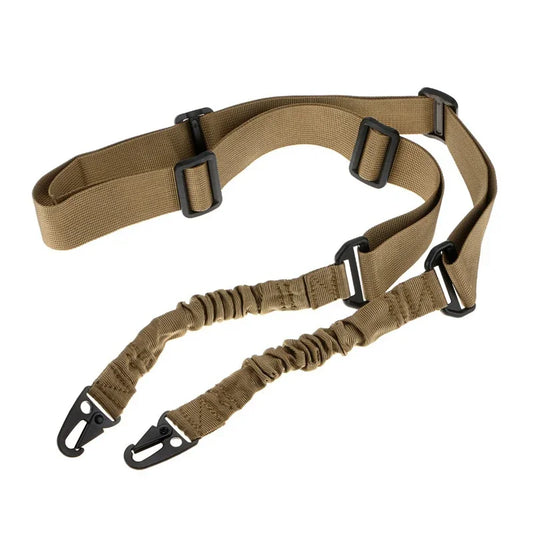 Military Tactical 2 Point Gun Sling Shoulder Strap Rifle Sling Airsoft Bungee Belt Mount Gun Rope Shooting Hunting Accessories