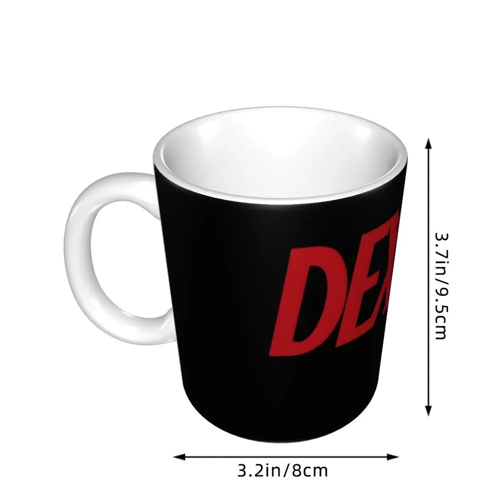 Customized Dexter Morgan Mugs DIY Movie Ceramic Milk Tea Coffee Cup