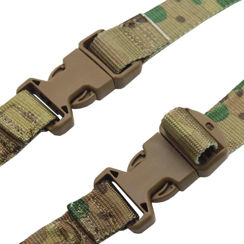 Tactical Single Point Rifle Sling 1 Point Airsoft Heavy Duty Rifle Sling Combat Shooting Gun Sling Hunting Strap