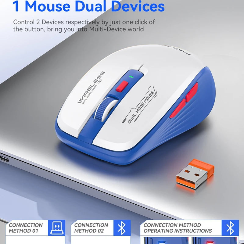 Xiaomi M303L Bluetooth Wireless Mouse 2.4G Dual Mode 1600 DPI Silent Tablet Notebook PC Office Portable Mouse For Android ios