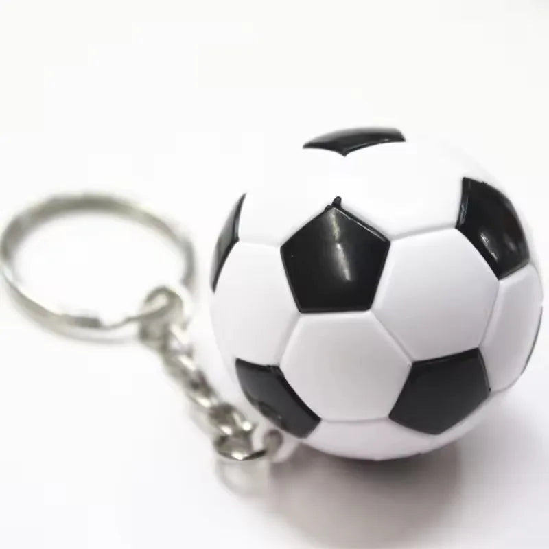 3D Sports Football Keychains Plastic Souvenirs PVC Keyring Men Soccer Fans Keychain Pendant Bag Hanging Decoration Fans Gift