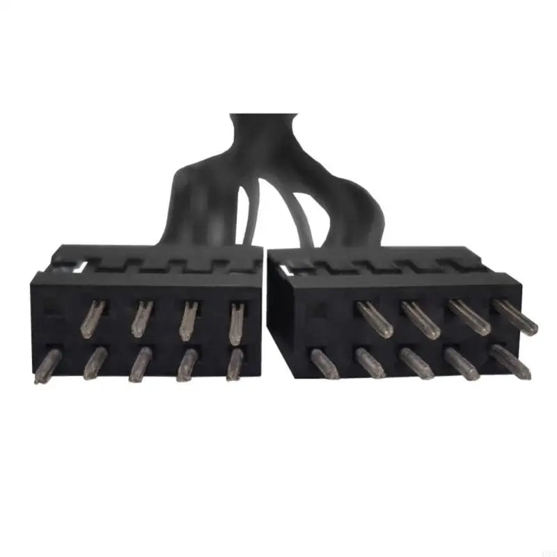 17cm Motherboard USB 2.0 Cable USB2.0 Header Extension Cord 9Pin 1 Female To 2 Male Y Splitter Adapter Shielded Cable