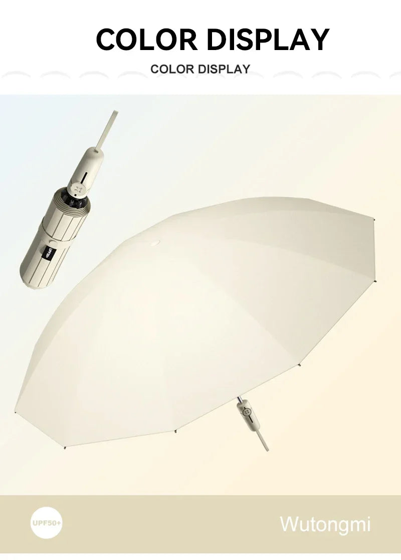 Xiaomi 12 Bone Fully Automatic Umbrella Extra Large Reinforced Wind-resistant Rain-resistant Dual-purpose UV-resistant Mijia