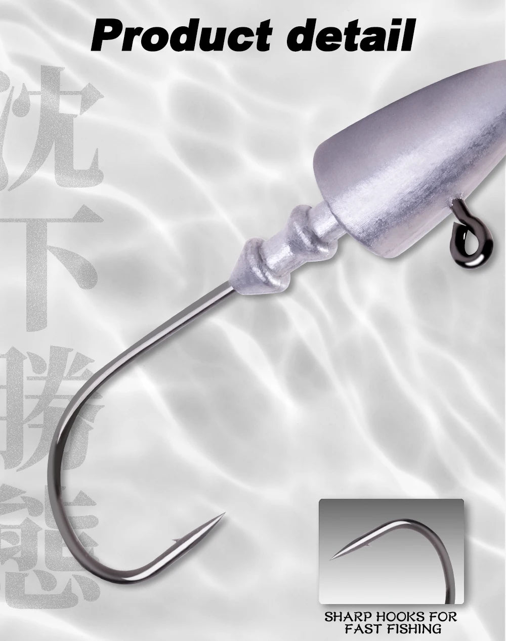 Hunthouse 7g 10g 12g 14g Dart Jig Head Fishing Hook Soft Lure High Carbon Steel Fishhooks Jig Heads For Fishing Bait Hooks