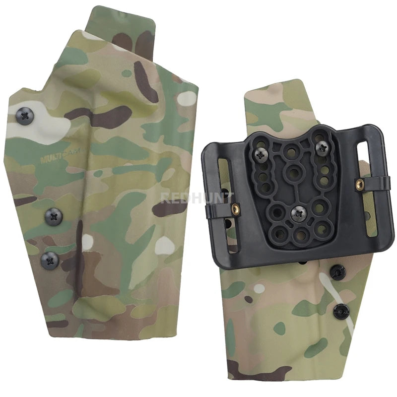 Hunting Gun Holster Kydex Pistol Case Light TLR-1 X400 X300 XC1 Bearing Waist Gun Bag for G17/19/19X/45/43/43X/20/29