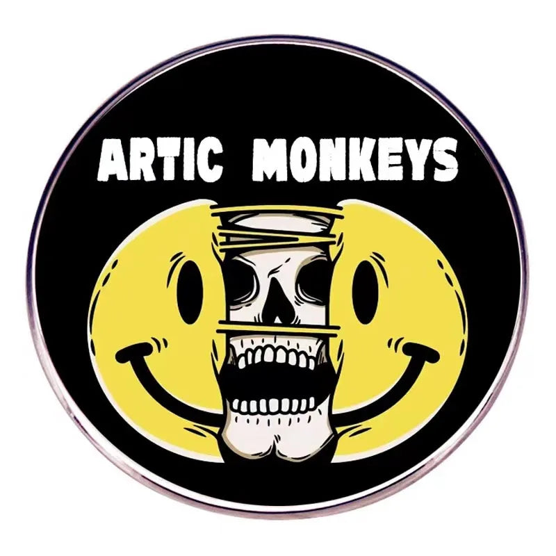 Pop Rock Band Pin Punk Music Badge Song Singer Album Brooch Fan Friend Collection Band Jewelry Accessories Wholesale