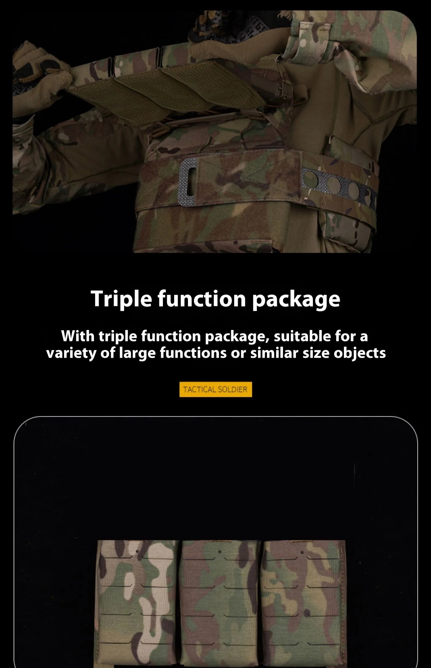 Tactical Soldier Remake Pharaoh FCPC Cosplay V5 Tactical Tank Top High Modular Lightweight Multi functional Quick Detachment