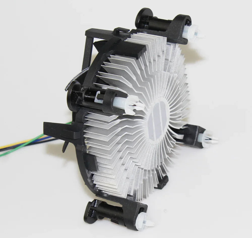 CPU Cooler Aluminum With 3.5-Inch Fan, 4-Pin Connector For Office PC Computer Intel Core I3/i5/i7 Socket 1150/1155/1156
