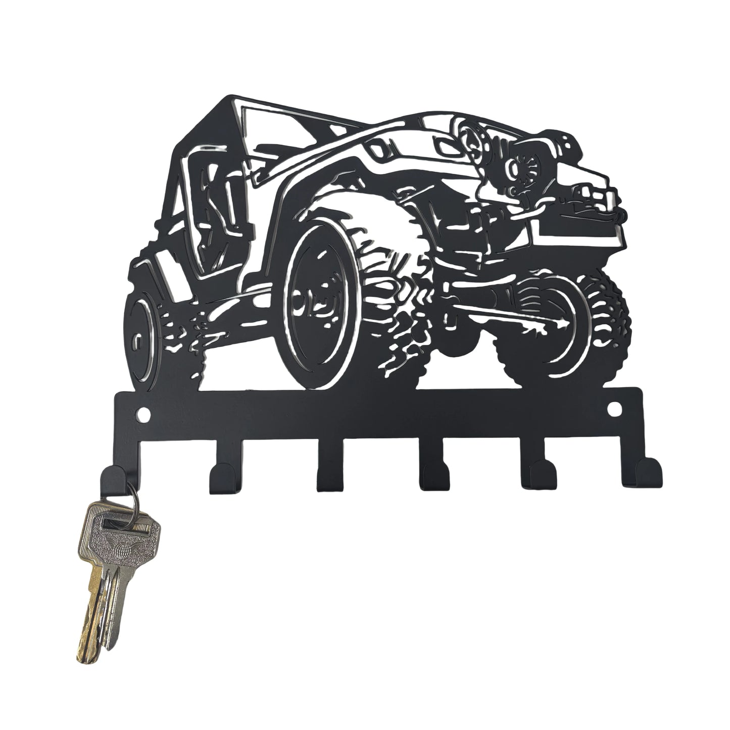 Car Keychain Wall Mounted，Easy to Install，Key Hook，Features a durable coating，Suitable for home organization and decoration