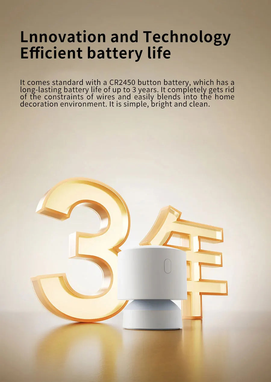 Xiaomi Mijia Human Presence Sensor Smart Wireless Home Connection Bluetooth 5.0 Body Motion Sensors For Mi Home App XMOSB01XS