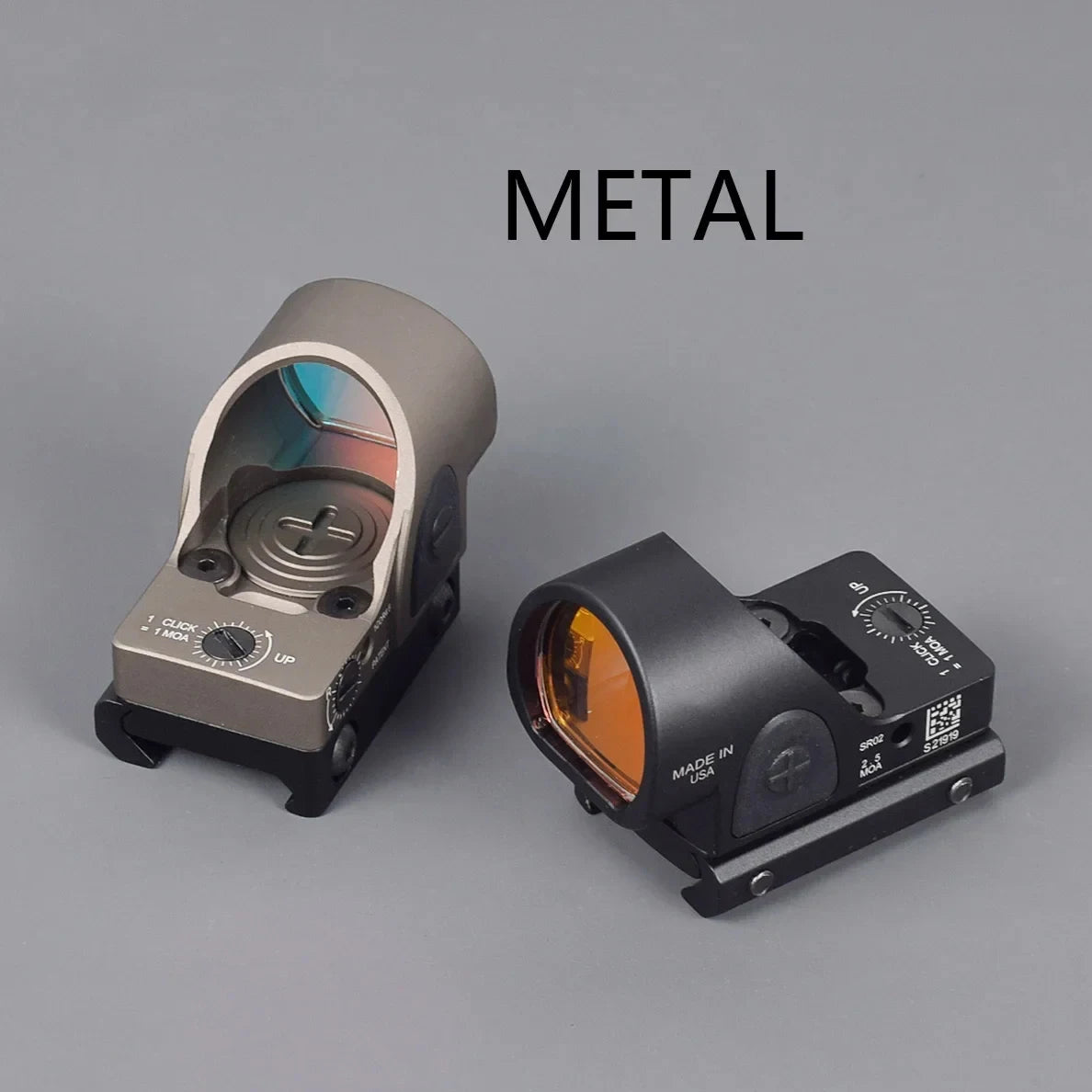 LAMBUL RM Red Dot Sight Metal Version SR MR Tactical Reflection Micro Pistol Tactical Optics Riflescope 20mmRail RMT Rifle Sight