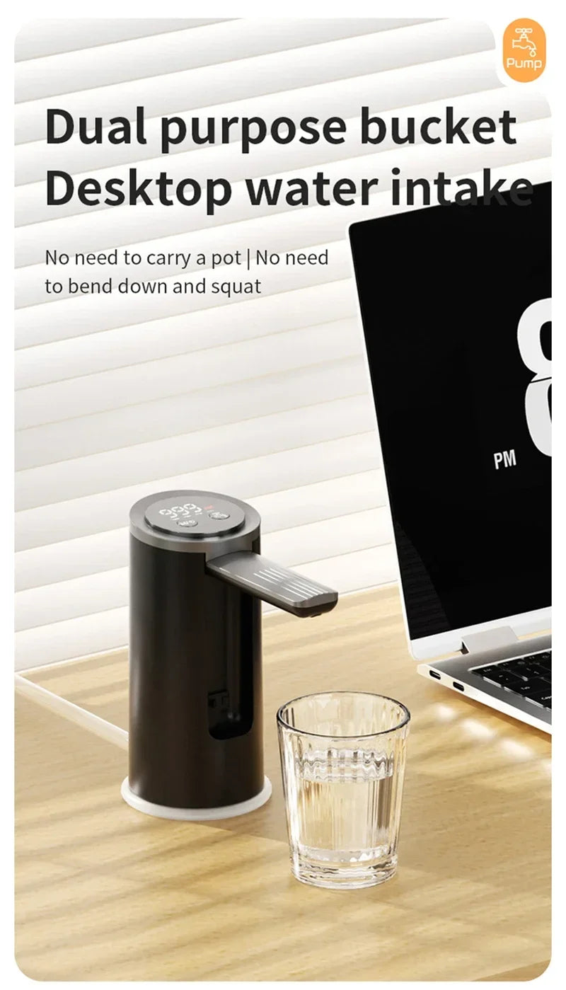 Xiaomi Automatic Water Dispenser Bottled Water Red Wine Pumping Water Electric Pump Bottle Charging Press Dispenser MIJIA NEW