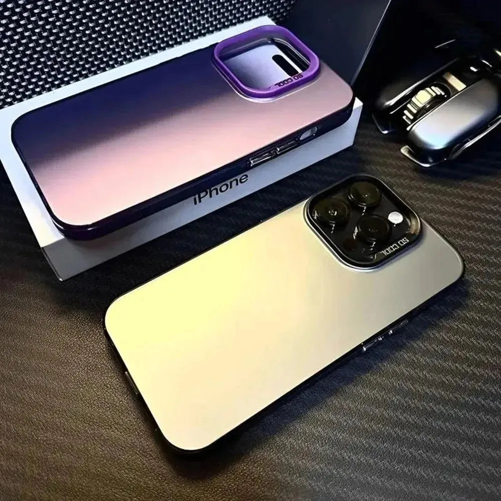 1PC Artistic Luxury Cars Phone Case For IPhone 17 17Air 16 15 14 13 12 11 Pro Max Plus Colorful Silver