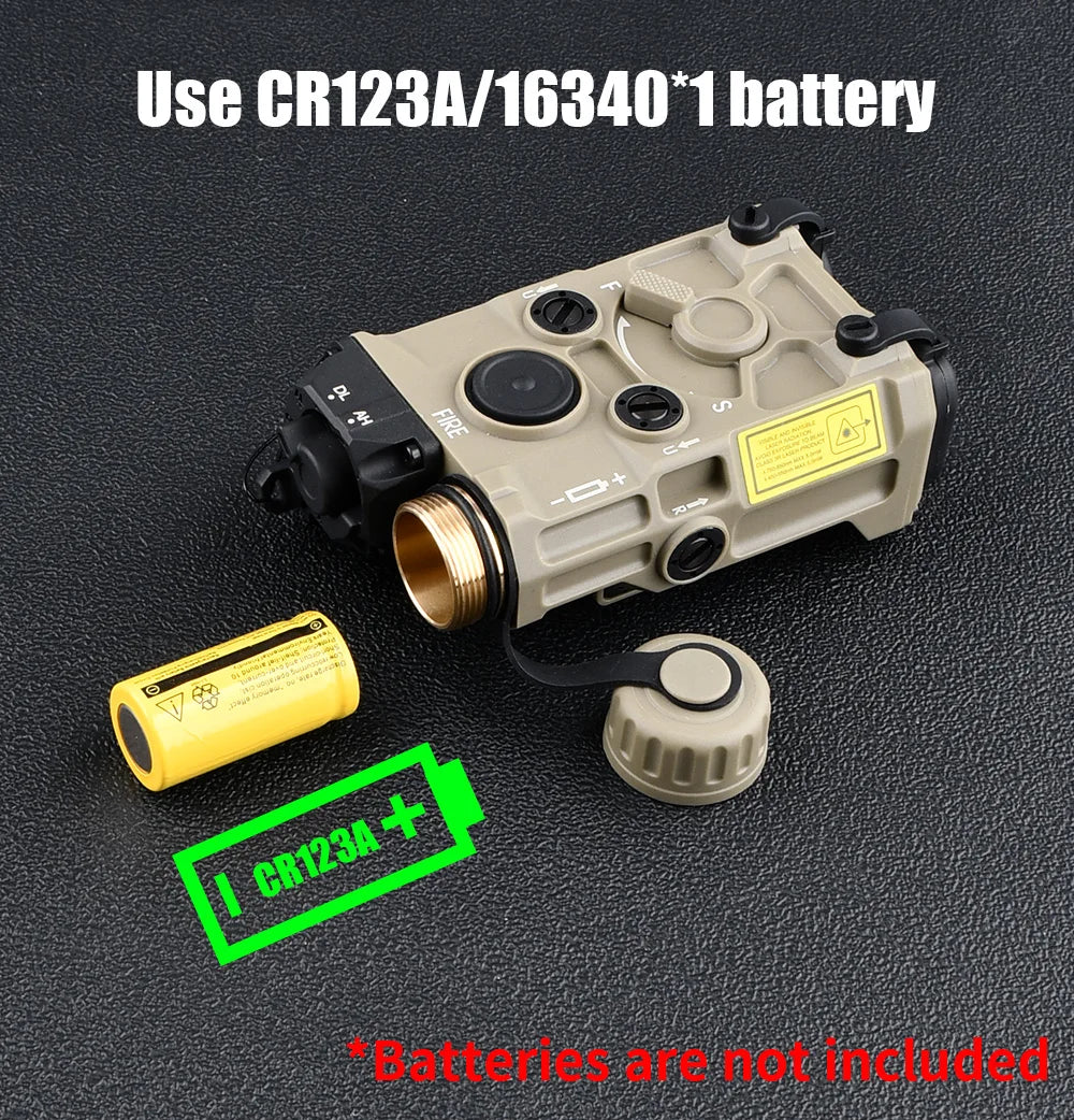 Tactical Nylon Eotec OGL Red Dot Blue Green IR Laser Indicator PEQ 15 OGL White Strobe Flashlight Airsoft Gun Rifle Accessory