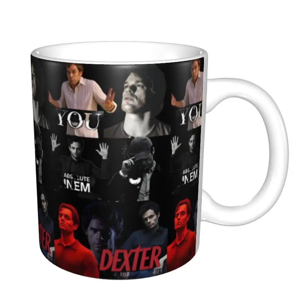 Customized Dexter Morgan Mugs DIY Movie Ceramic Milk Tea Coffee Cup