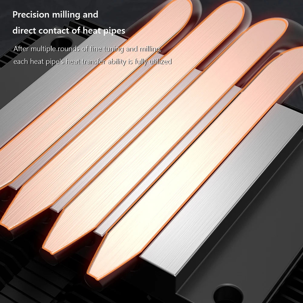 ID-Cooling IS-40X V3 CPU Cooler Height Super Slim CPU Radiator 4 Heatpipe 9cm Cooling Fan for INTEL LGA1700 11200 15X AM5 AM4