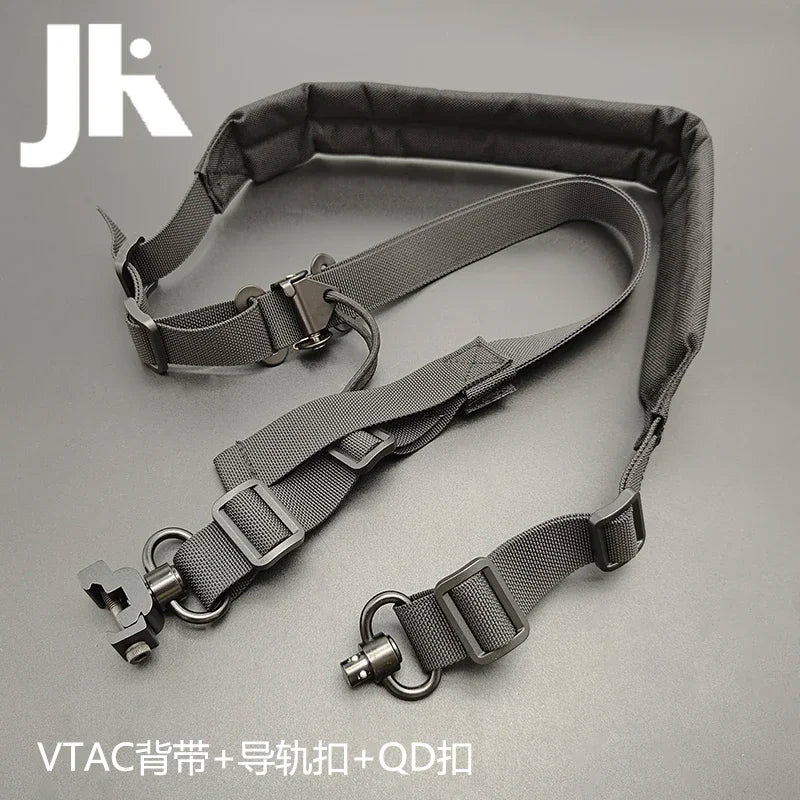 Tactical VTAC Rifle 2 Dot Quick Adjustable Shoulder Strap Outdoors Hunting Equipment With MLOK Mount Button Sling Set