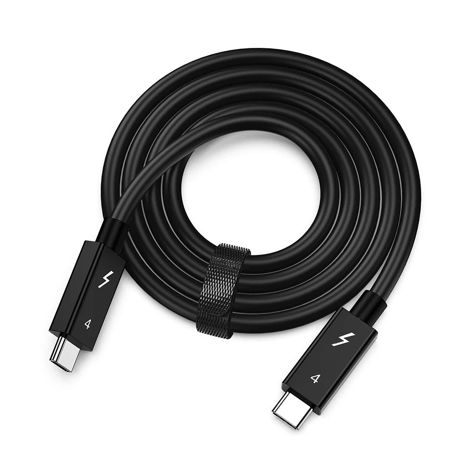 UGOURD 0.2m- 2m Thunderbolt 4 coaxial cable USB4 type c to type c 40Gbps PD 100W Fast charging Cable for egpu iPhone MacBook Air