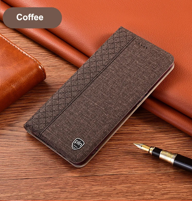 Luxury Cloth Leather Magnetic Flip Phone Case For XiaoMi Mi Mix 2 2s 3 4 Mi Max 2 3 4 Pro With Kickstand Cover