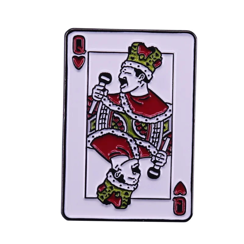 Pin Club | Music CD Rock Enamel Classic Queen Custom Metal Badge High Quality Brooch Hat Clothes Party Accessorie Gift Wholesale
