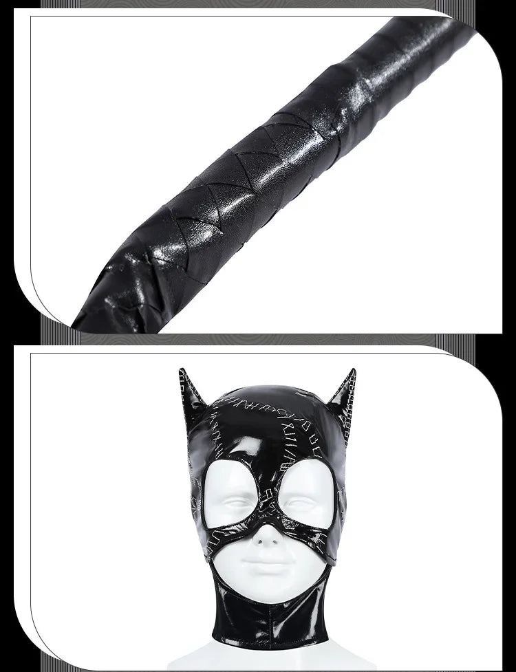 Bat man Returns Catwomen Cosplay Costume Uniform Halloween Carnival Party Christmas Play Role Clothes Clothing