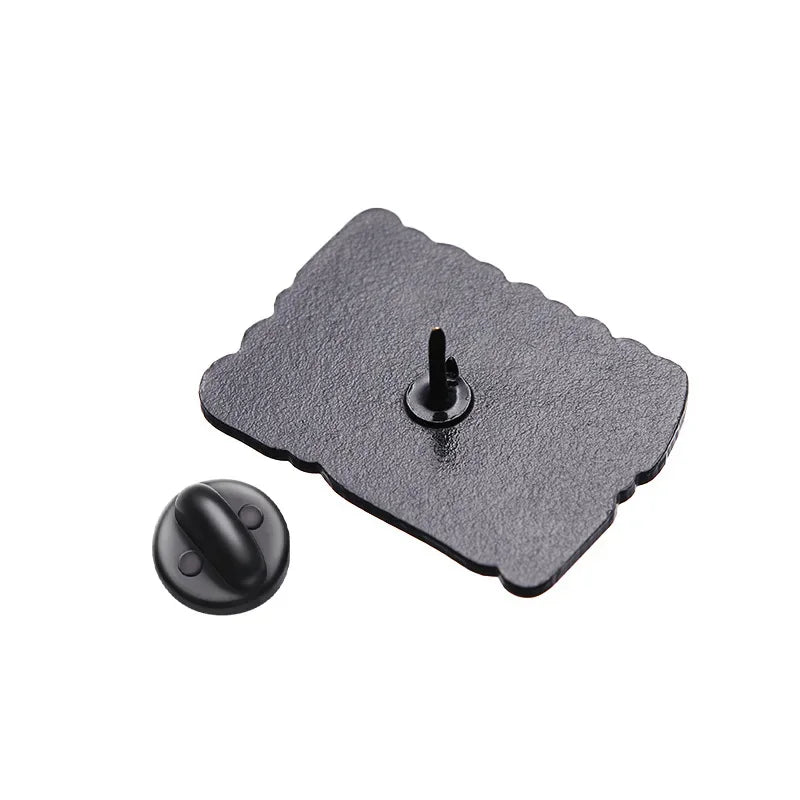 Cartoon Punk Pin Games Console Shape Tape Enamel Pins Funny Creative Energy Brooches Lapel Badge Clothing BackpackShirt  Jewelry