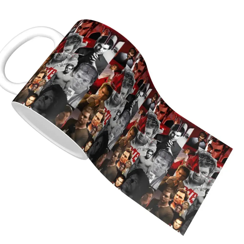 Customized Dexter Morgan Mugs DIY Movie Ceramic Milk Tea Coffee Cup