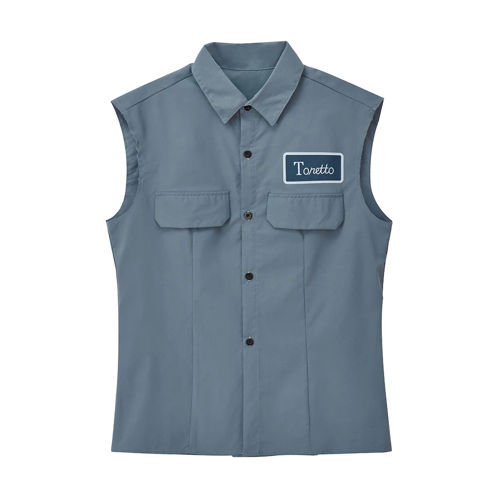 Dominic Toretto Cosplay Sleeveless T-shirt Men Fantasia Movie Costume Halloween Carnival Party Vest Coat Uniform Shirt